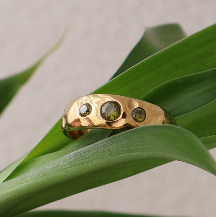 peridot ring
