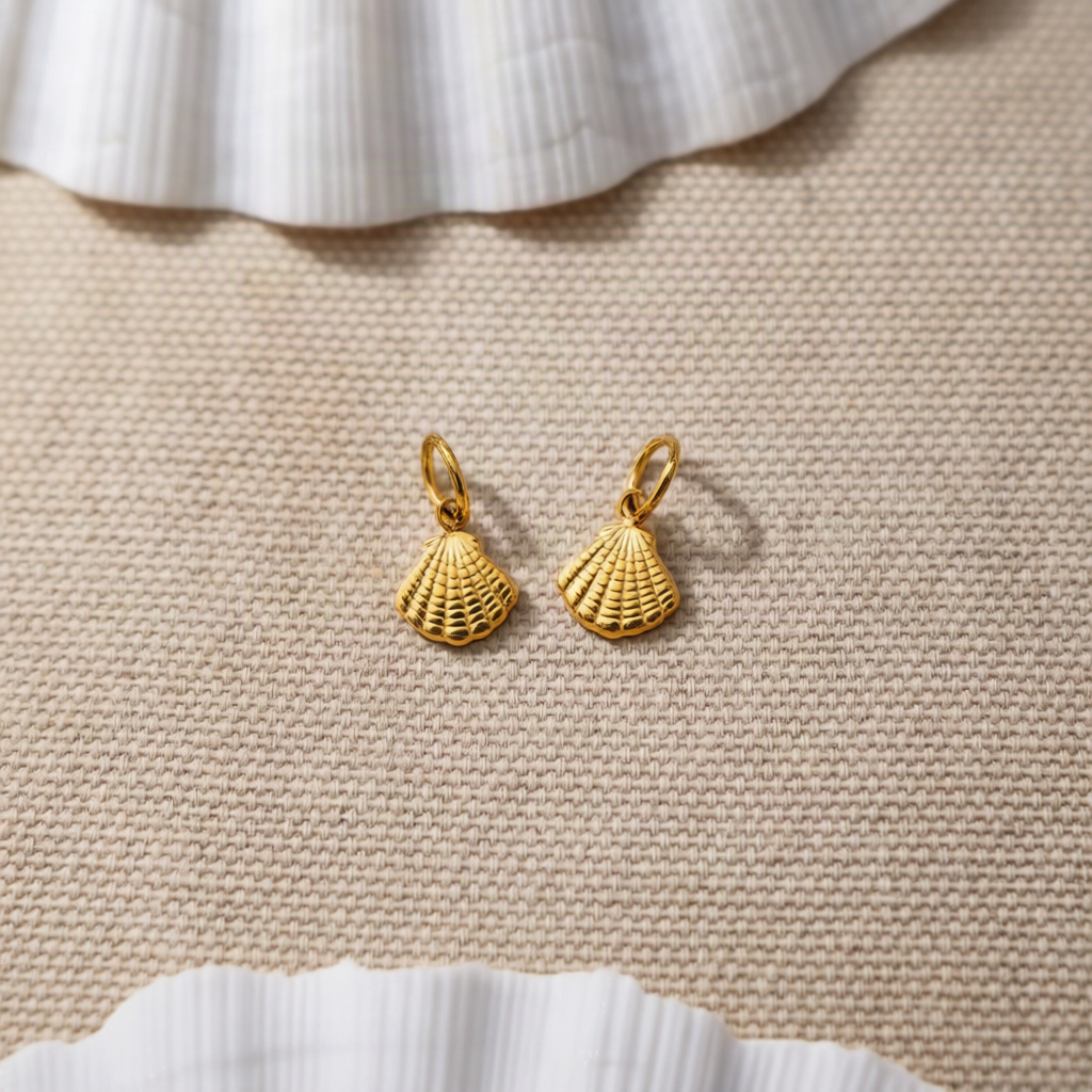 Scallop Shell - Charms only