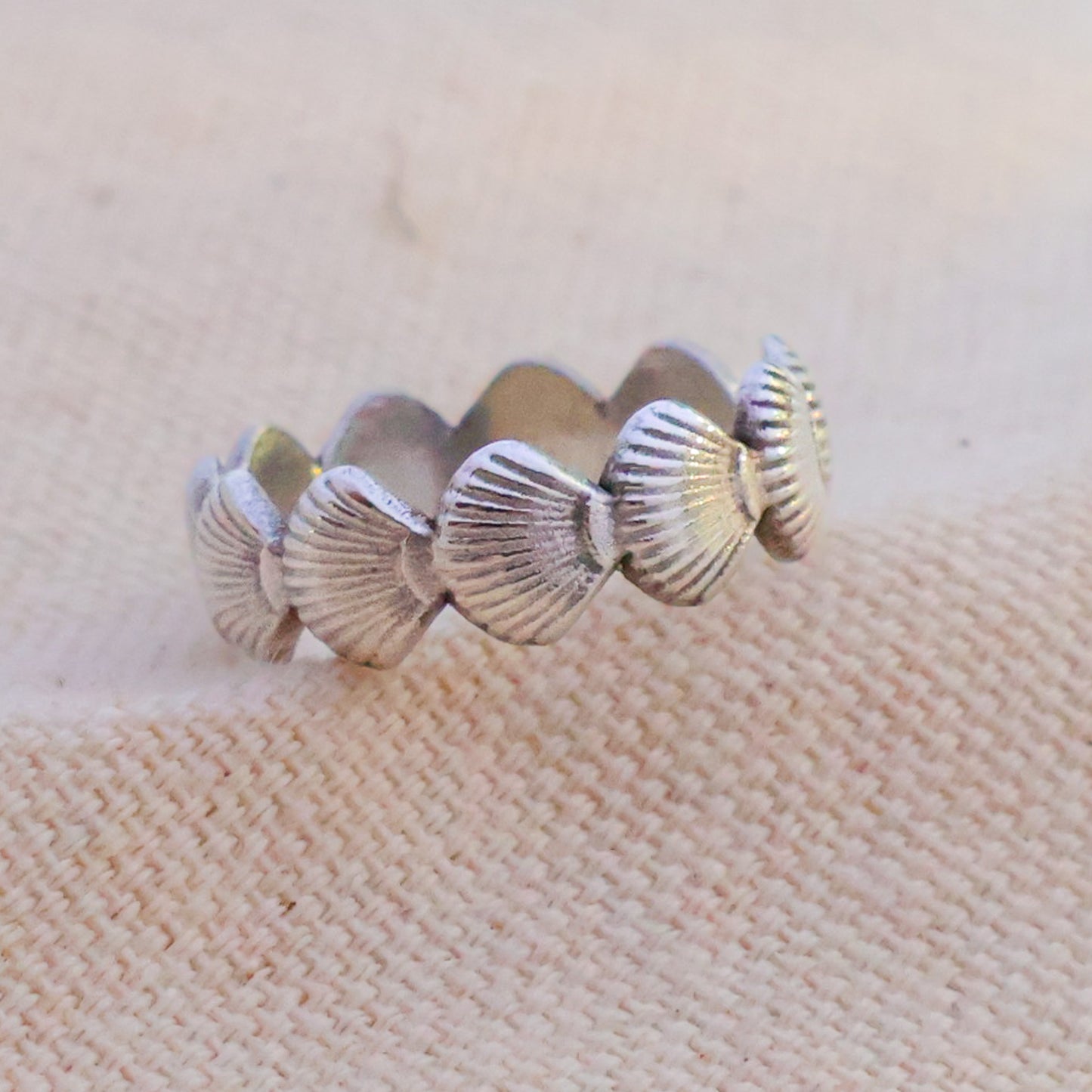 Shell Ring Silver