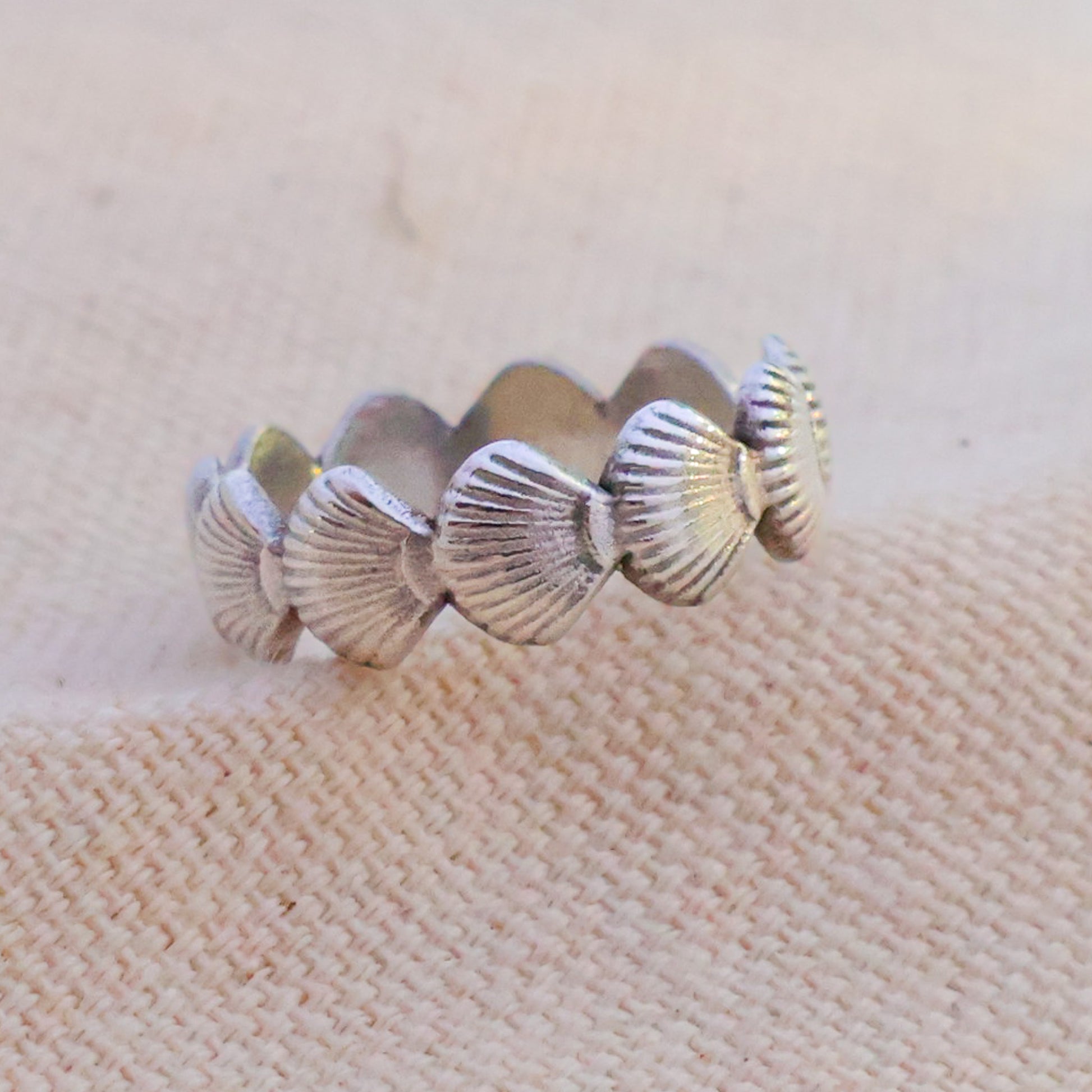Shell Ring Silver