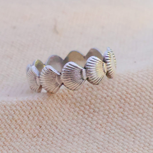Silver Shell Ring