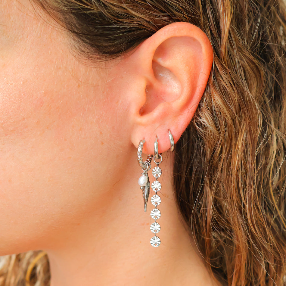 Fish Earrings - Silver