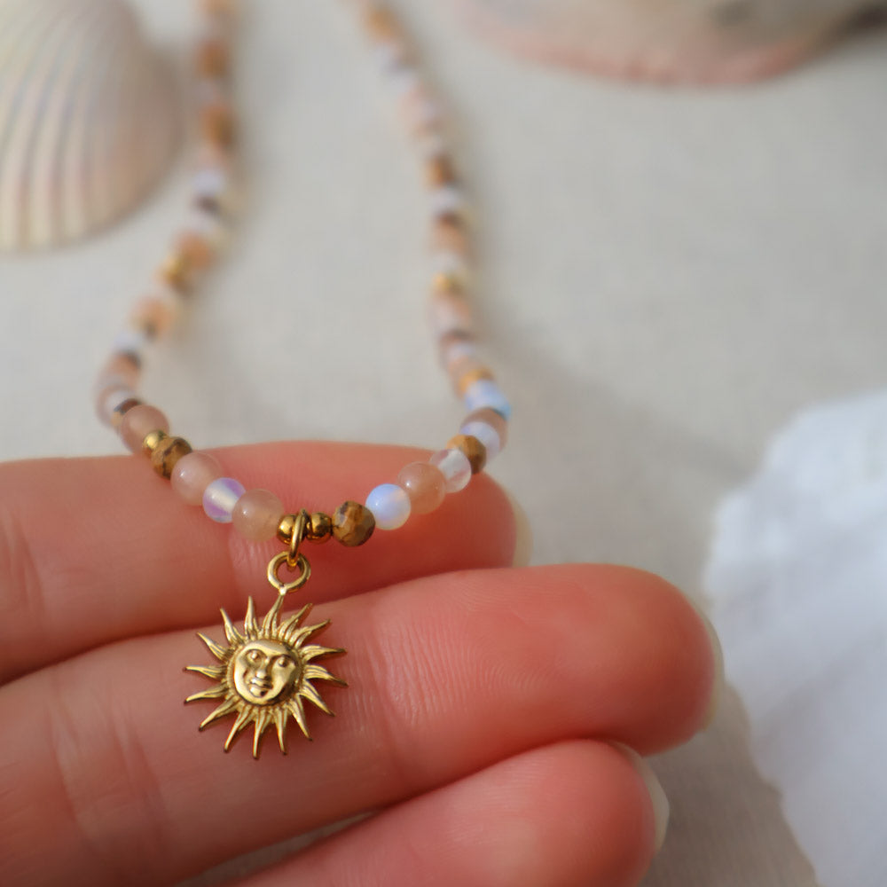 Sun Necklace - Sunstone