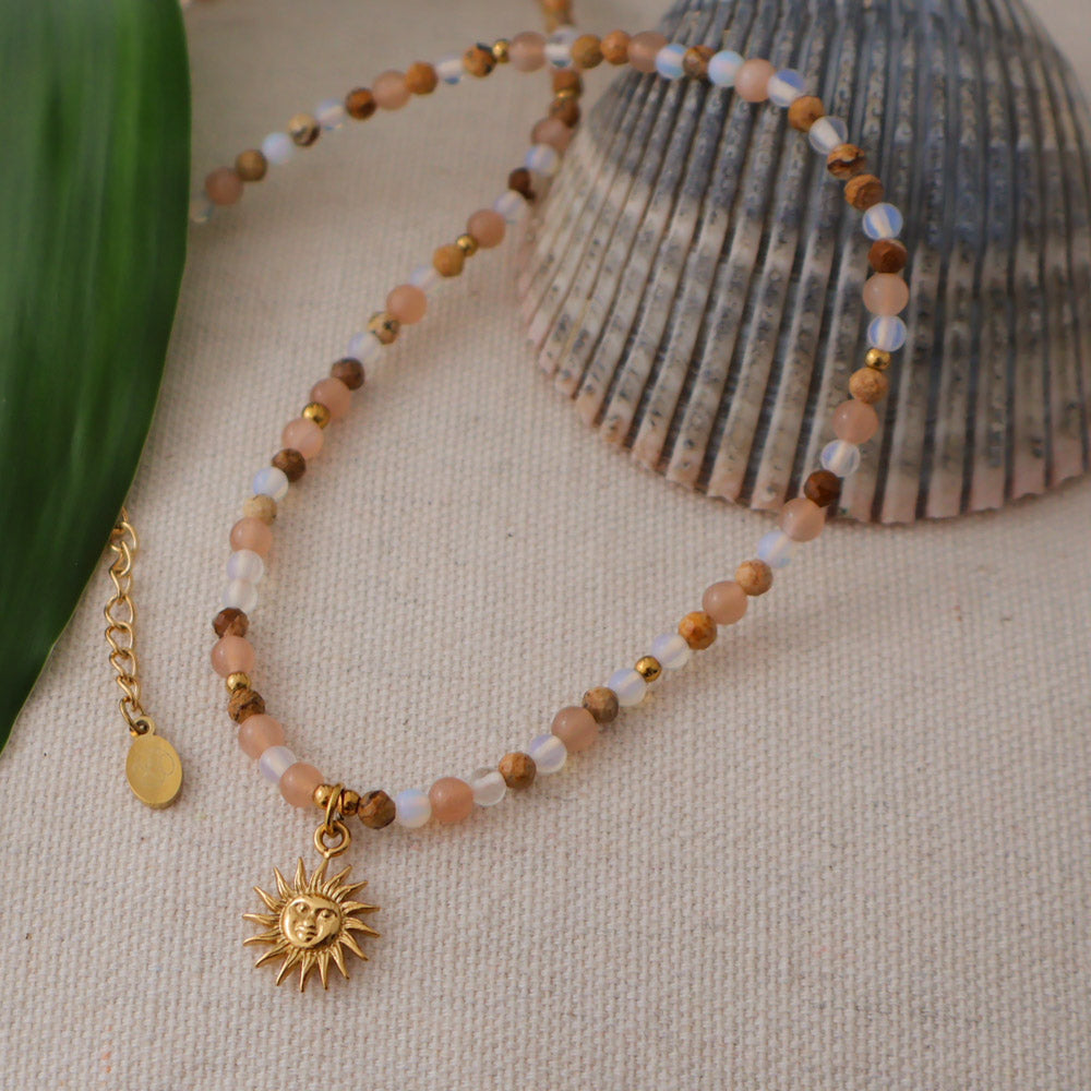 Sun Necklace - Sunstone