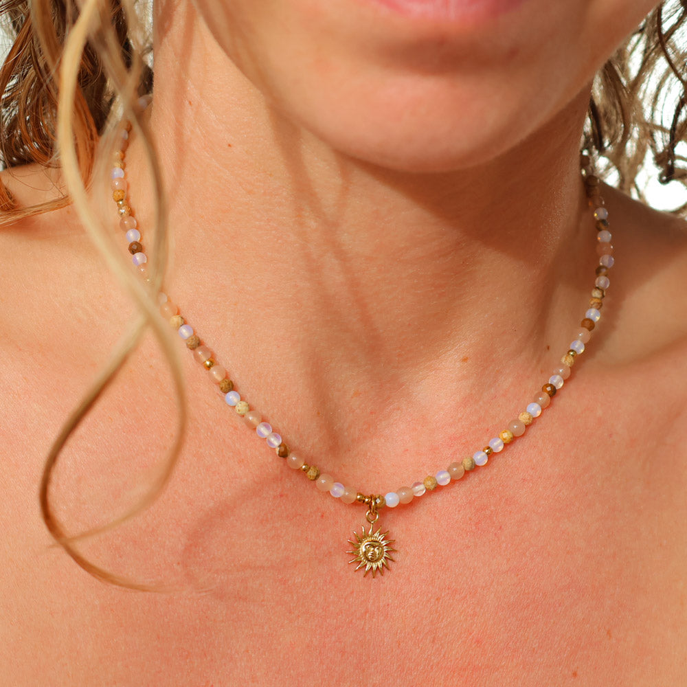 Sun Necklace - Sunstone