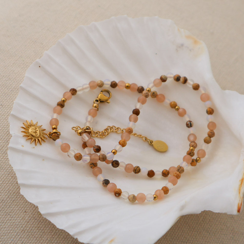 Sun Necklace - Sunstone