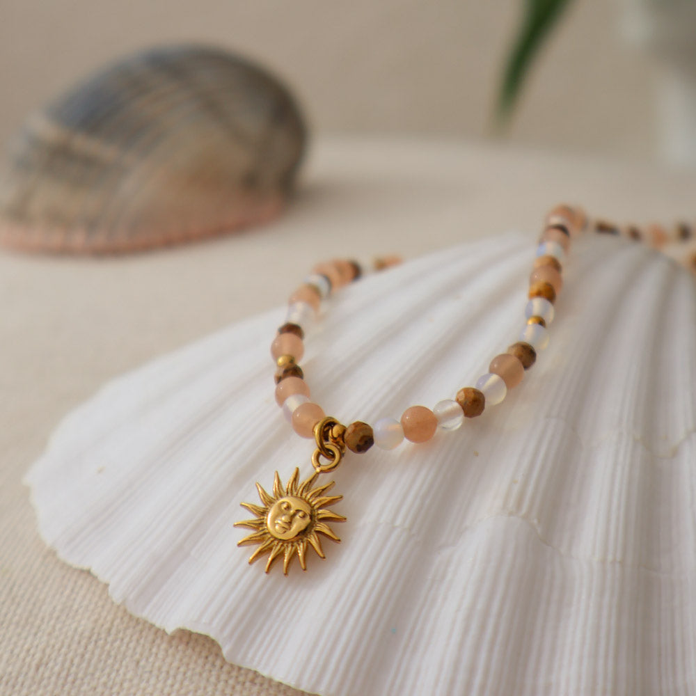 Sun Necklace - Sunstone