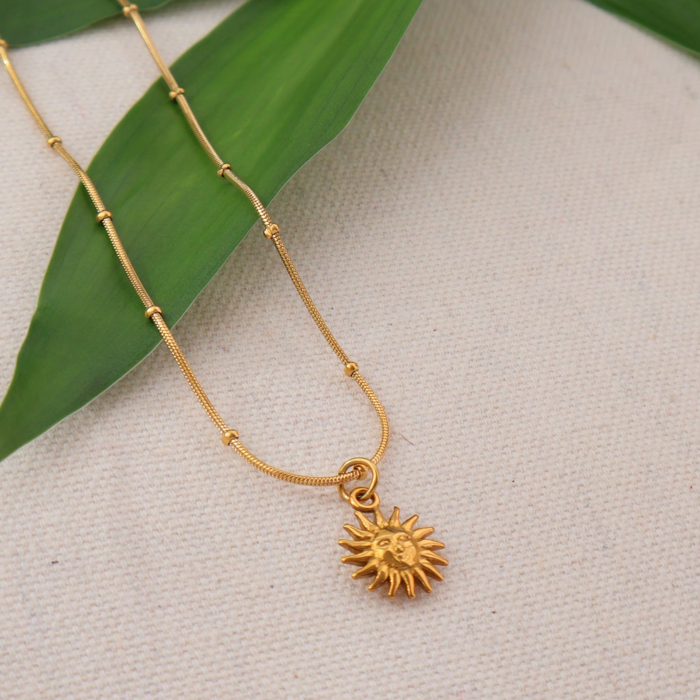 Tiny Sun Necklace