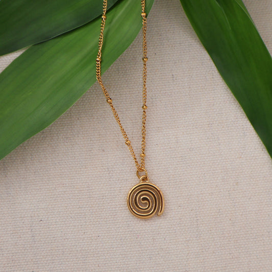 Spiral Necklace - Small Spiral