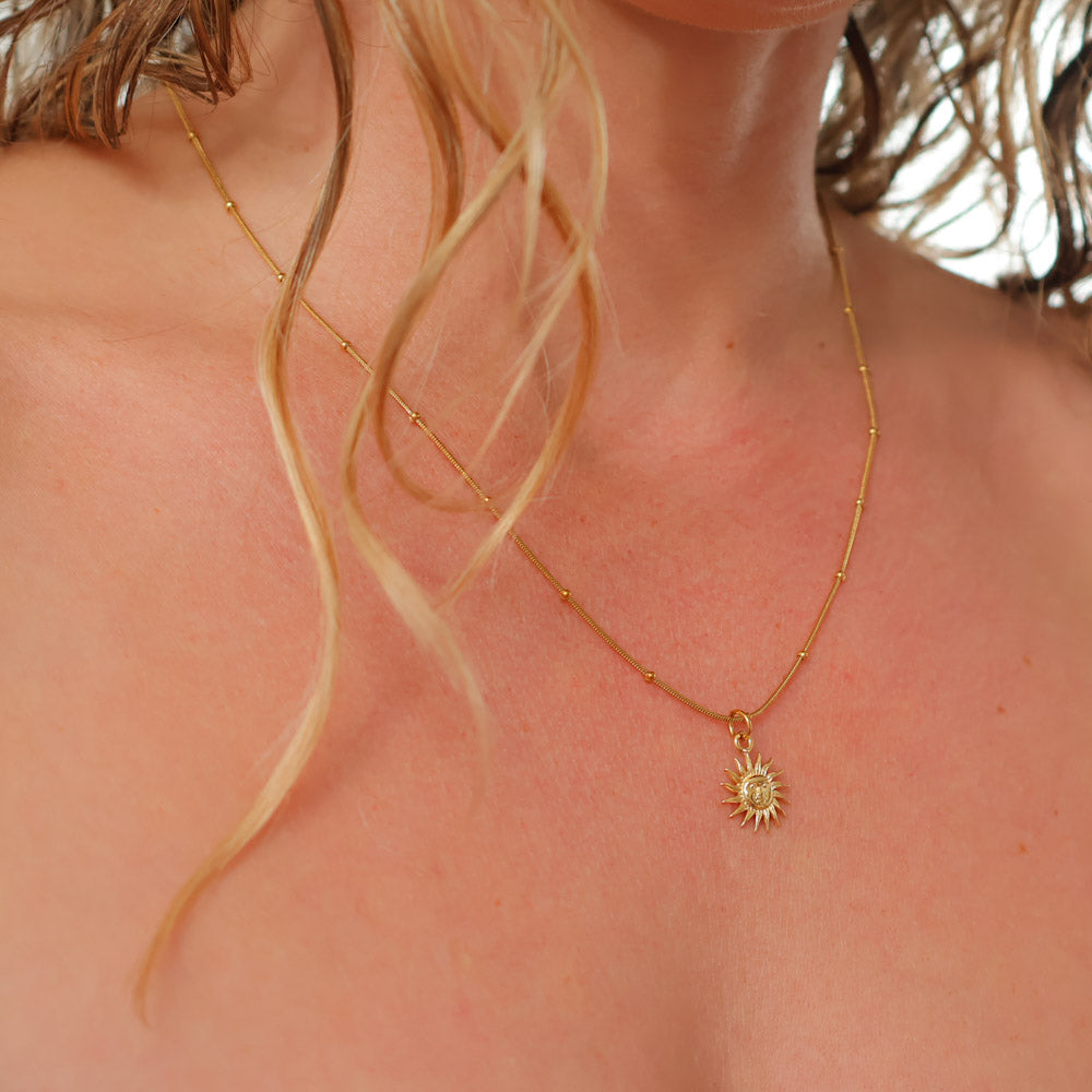 Tiny Sun Necklace