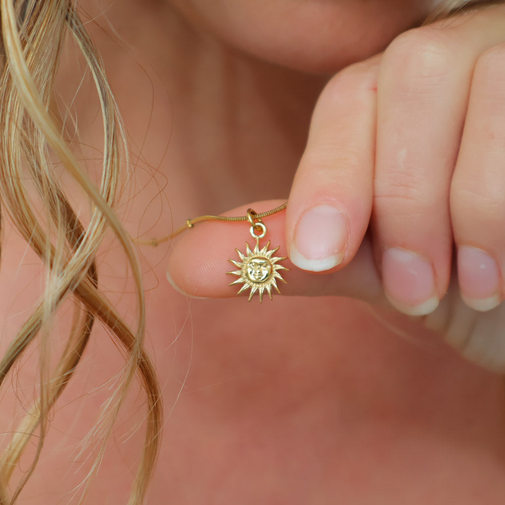 Tiny Sun Necklace