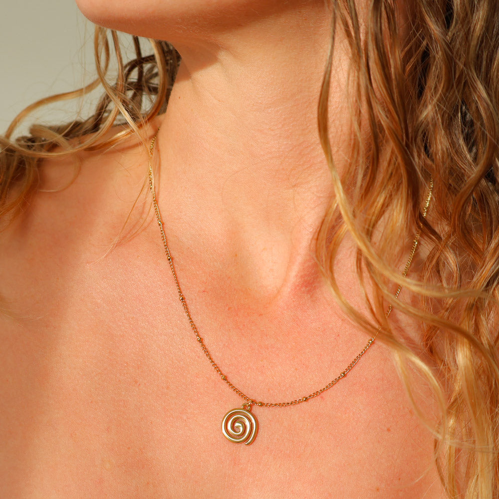 Spiral Necklace - Small Spiral