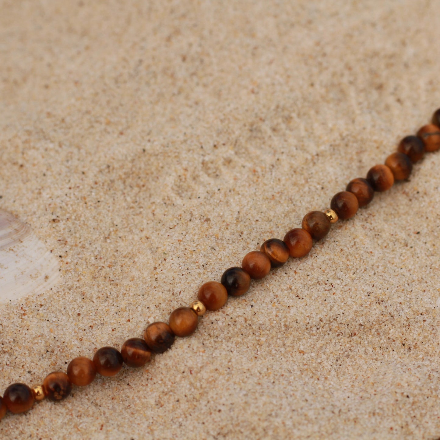 Spiral Necklace Tigerseye pattern Osealina