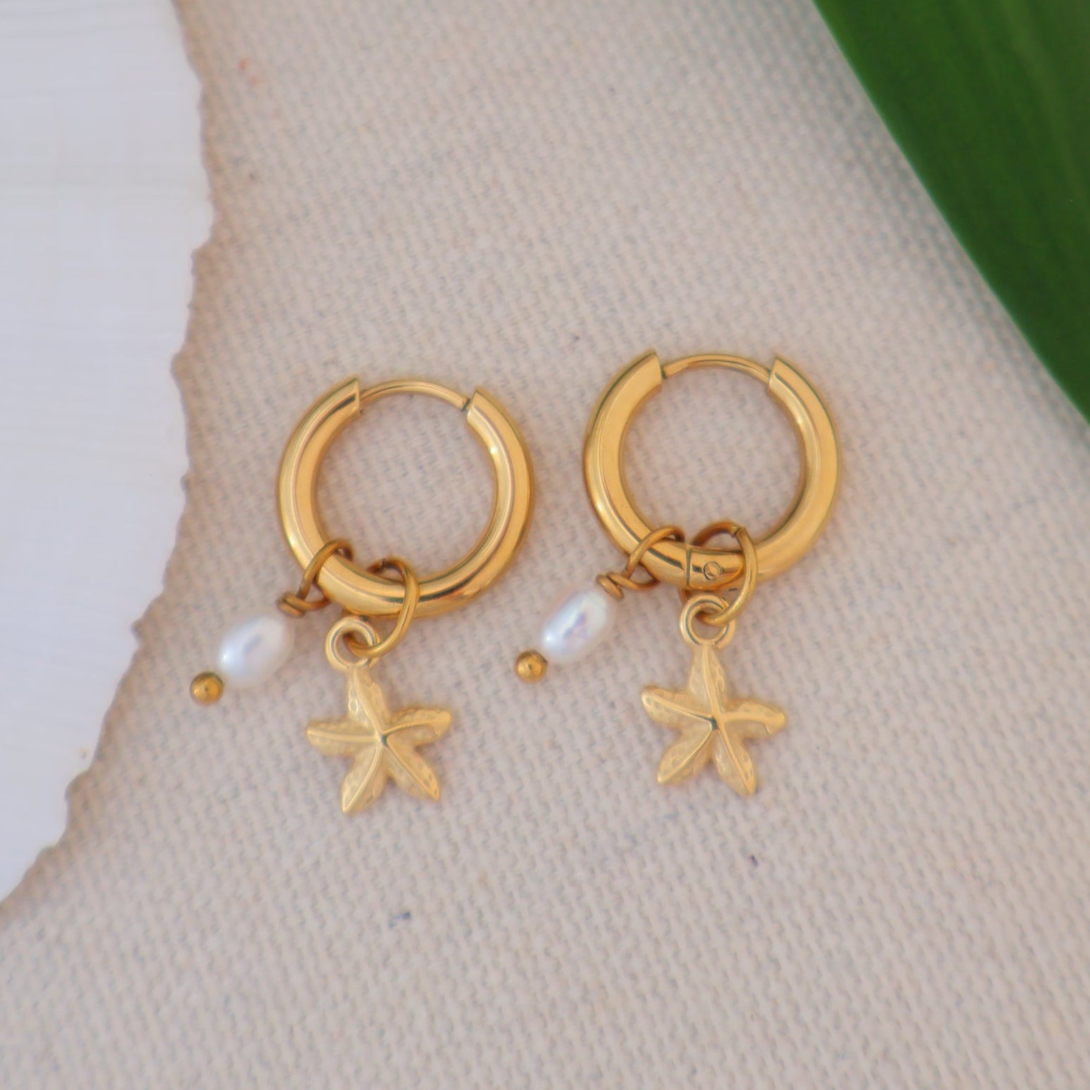 Starfish Earrings gold