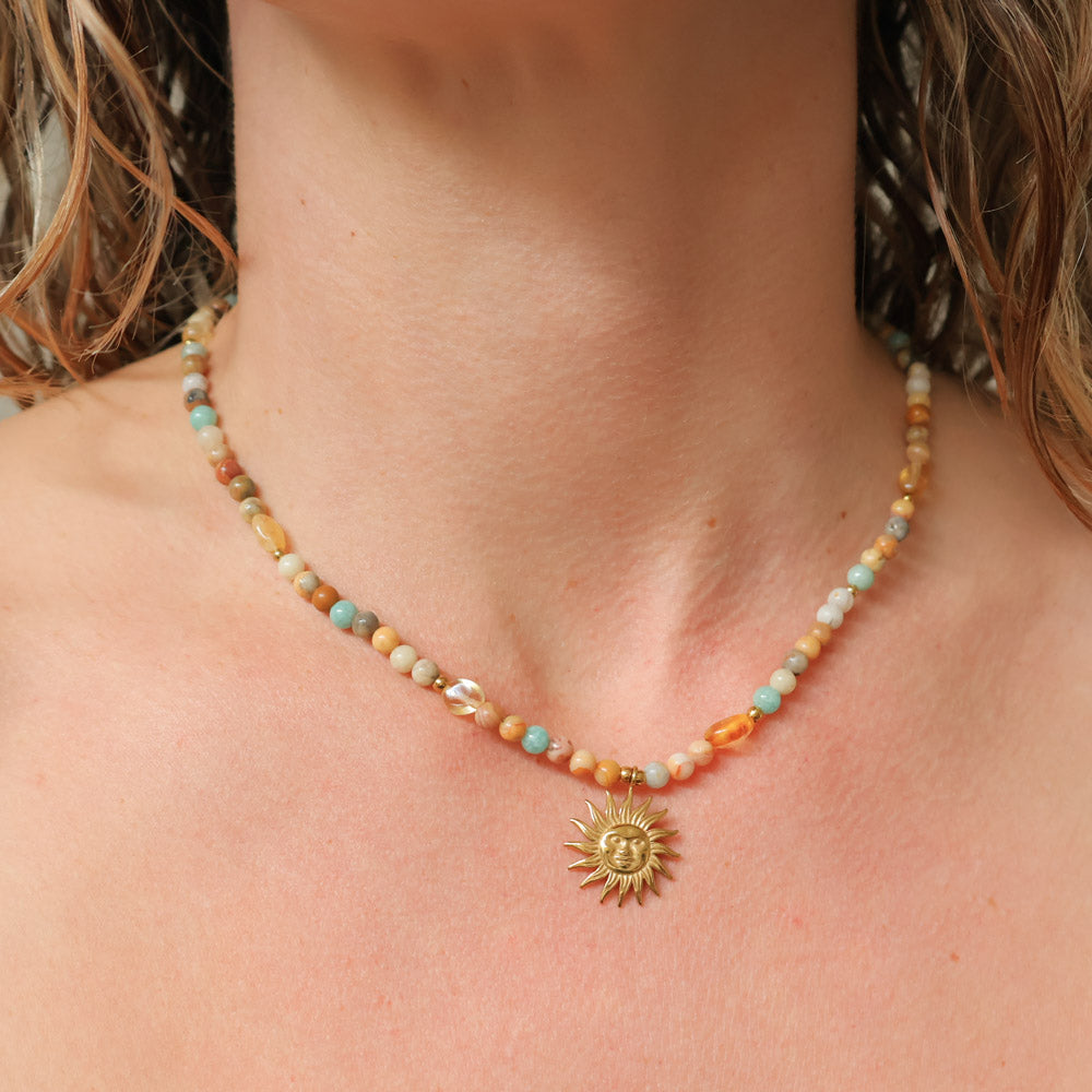 Sun Necklace -  Carribean