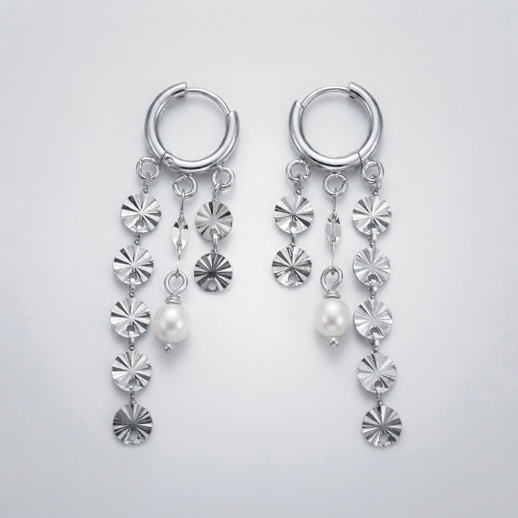Earrings - Sunny Drops Silver