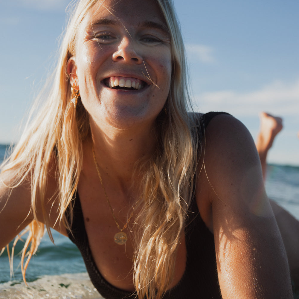 the pass necklace byron bay surfing