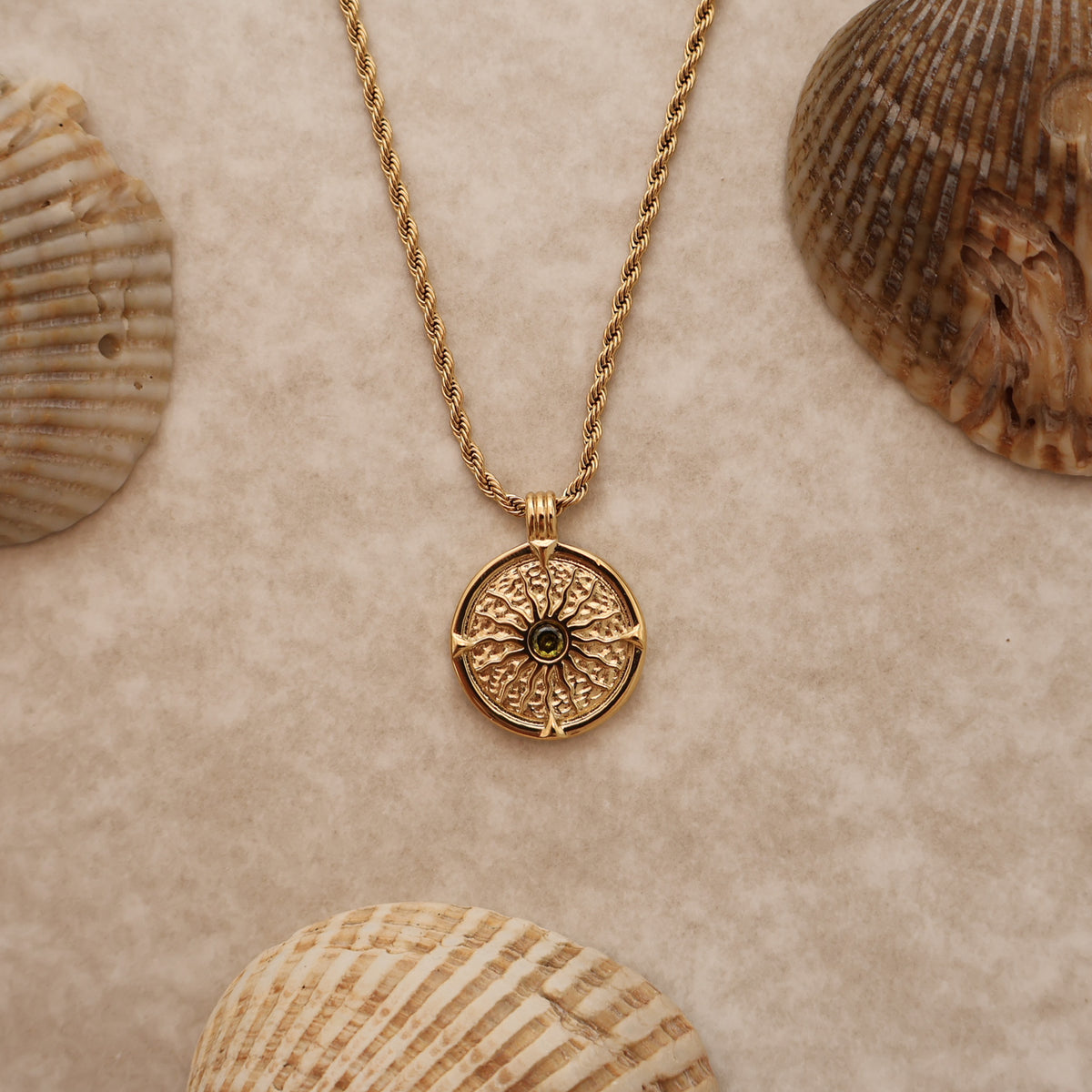 Sun Compass Necklace