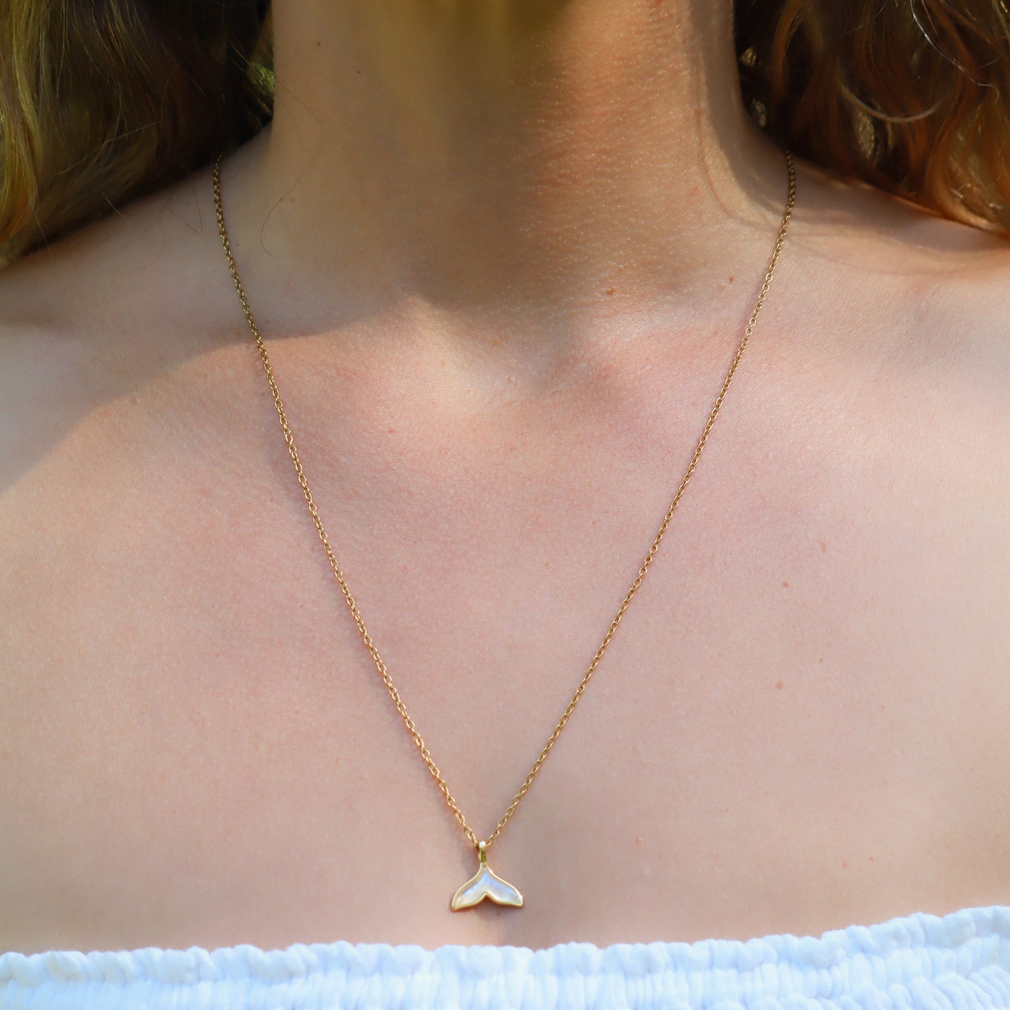 Whale Tale Necklace Long