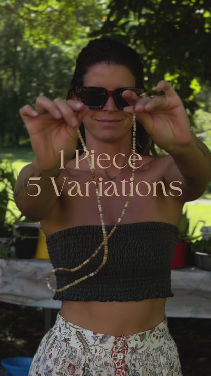 Osealina Sunglass- & Bellychain  - Tigerseye