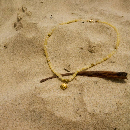 Sun Choker - Yellow Jade